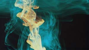 Wispy smoke makes for a very relaxing dvd experience.