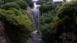 Waterfalls.