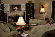 Ambient Fire: Ultimate Video Fireplace adds a warm glow and ambience to any room.