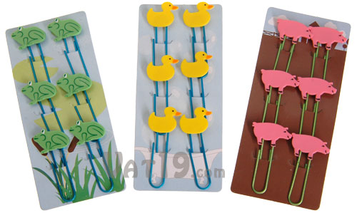 Animal Paper Clips are available in multiple styles