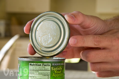 The Auto Safety Master Opener opens cans without leaving behind sharp or jagged edges.