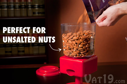 The Candy Wizard is also great for unsalted nuts like almonds and peanuts.