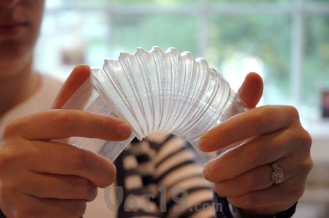 Banana Bunker's flexible tubing accomodates nearly any degree of curvature.