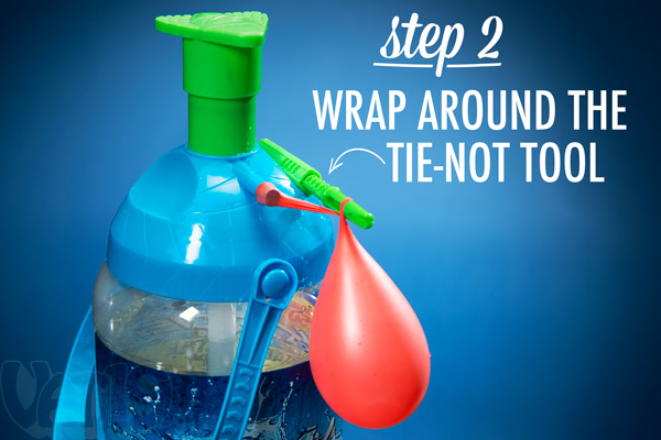 How to use the Tie-Not Battle Pump Step #2