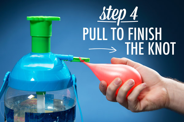 How to use the Tie-Not Battle Pump Step #4
