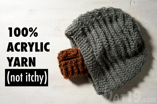 The Beardo Beard Hat is made from 100% soft acrylic yarn which means there's no itch.