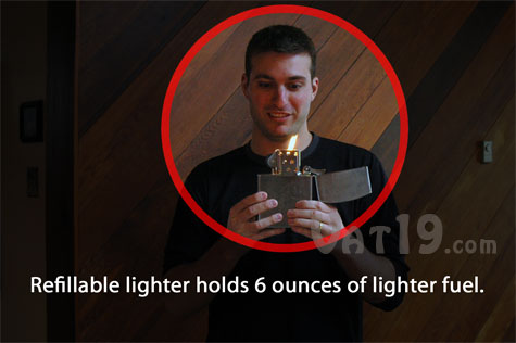 Big Daddy Jumbo Lighter is huge lighter that is refillable