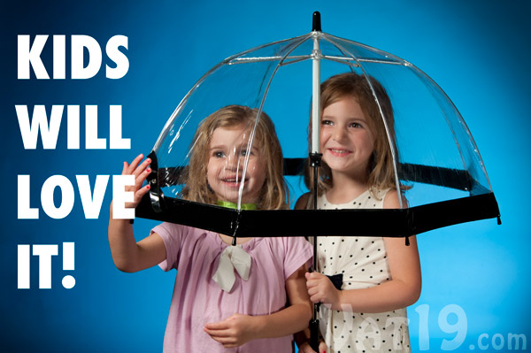 The children's Birdcage Umbrella is sure to be a hit with the kids.