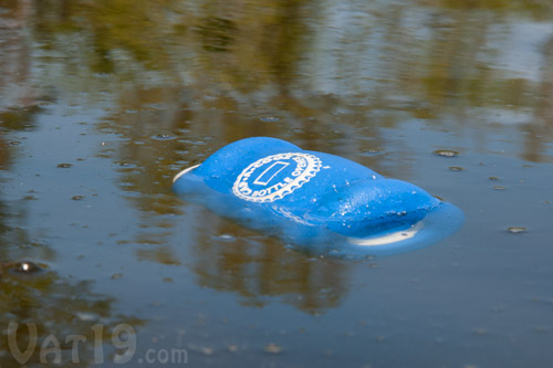 The Cap-a-Cooz floats.