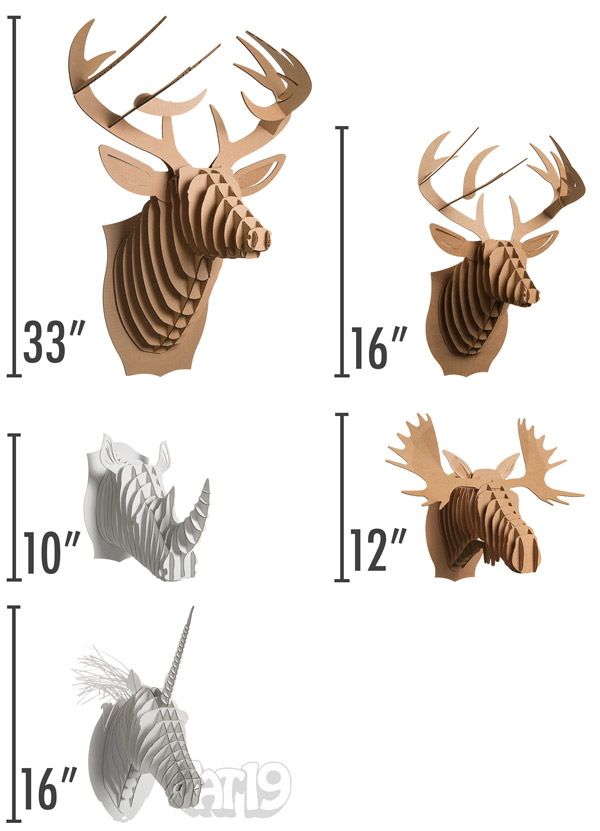 Cardboard Safari Animals are available a wide variety of awesome animal designs.