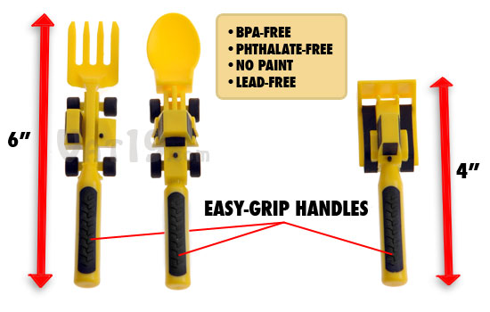Constructive Eating Utensils set is 100% non-toxic.