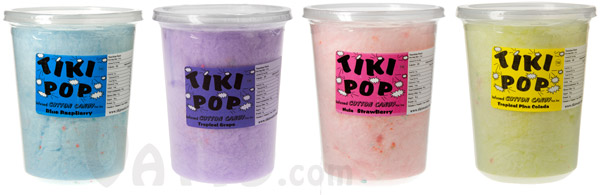 Poppin' Cotton Candy is available in four delicious flavors.