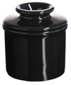Butter Bell Butter Crock in black