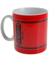 Pillar Box Red Crayon Mug