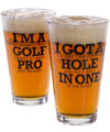 Golf Beer Pints