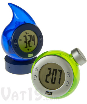 Water-Powered Clocks