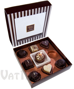 Box of Chocolate Candles