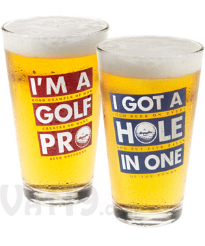 Golf Beer Pints