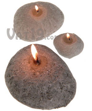 Pebble Candles