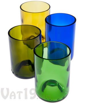 Recycled Wine Bottle Tumblers