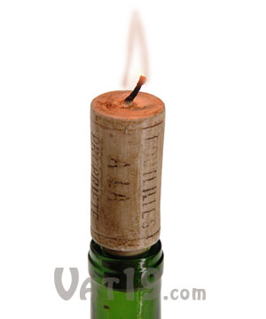 Wine Cork Candles (set of 4)