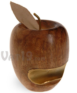 Wooden Apple Bottle Opener