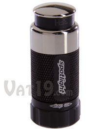 Black Spotlight Miniature Rechargeable LED Vehicle Flashlight