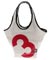 Recycled Sailcloth Bags - Beach Bag - Red Number