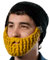 The Original Beard Hat - Black & Blond
