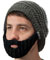 The Original Beard Hat - Gray & Black