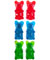 Big Gummy Bears (6-pack) - Red, Blue, and Green