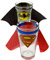 Caped Pint Glasses