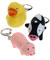 Farm Animal LED Keychains