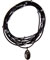 Piano Wire Bracelets - Black (set of 12)