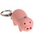 Farm Animal LED Keychains - Piggy
