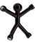 Q-Man Mini Flexible Magnets - Black