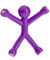 Q-Man Mini Flexible Magnets - Purple