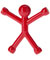 Q-Man Mini Flexible Magnets - Red