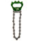 Recycled Bike Chain Bottle Opener - Green