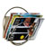 Ring-Ring Wall Magazine Rack