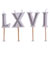 Roman Numeral Candles