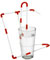 Strawz Connectible Drinking Straws - Red