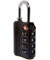 WordLock Locks - Black Luggage Lock