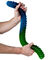 World's Largest Gummy Worm - Blue Raspberry & Green Apple