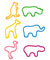 Zoo Animal Rubber Bands