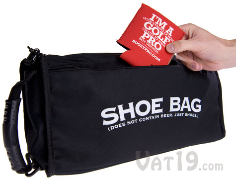 Store a few extra essentials in the zippered side pocket of the Covert Cooler.