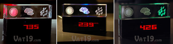 Oregon Scientific Crystal Weather Station icons