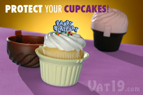 Protect your cupcakes from obliteration by simply putting them into a 