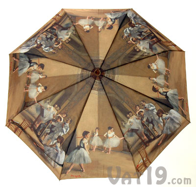 Edgar Degas Ballerina Auto-open Auto-close Umbrella