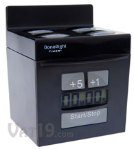 Black DoneRight Kitchen Multi Timer